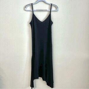 Vintage ABS Evenings Asymmetrical Midi Cutout Dress